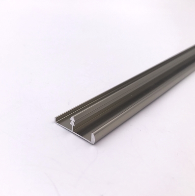 18.6mm شكل T مقذوف الألومنيوم تقليم الزخرفية الملامح الزخرفية