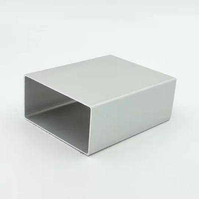 0.9mm Alu Extrusions Profile 40X80 أنبوب فضي غير لامع بأكسيد الألومنيوم الشخصي