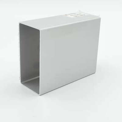0.9mm Alu Extrusions Profile 40X80 أنبوب فضي غير لامع بأكسيد الألومنيوم الشخصي