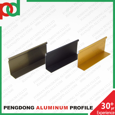 تصنيع تكنولوجيا البثق القابلة للتخصيص لملفات الألمنيوم للأبواب الزجاجية وخزائن المطبخ وخزائن الملابس وألواح MDF والميلامين