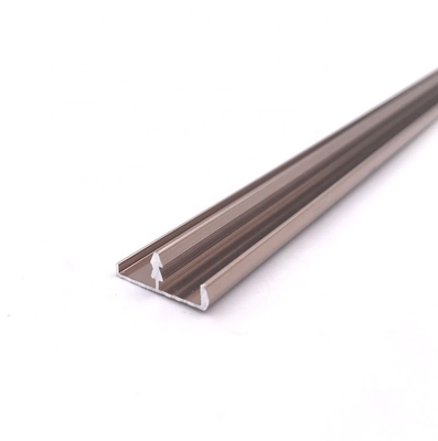 16.3mm T شكل الألومنيوم مربع حافة تقليم تلميع التشكيلات الجانبية