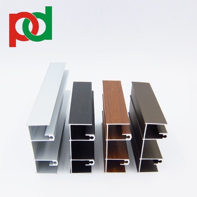 خط إطارات النوافذ الألومنيوم المؤكسد 6063 T5 25
