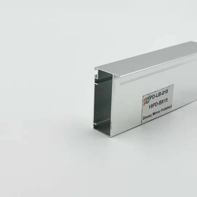 عازل للصوت T5 6063 للمطبخ من الألومنيوم تلميع فضي لامع