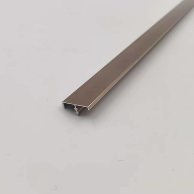 16.3mm T شكل الألومنيوم مربع حافة تقليم تلميع التشكيلات الجانبية