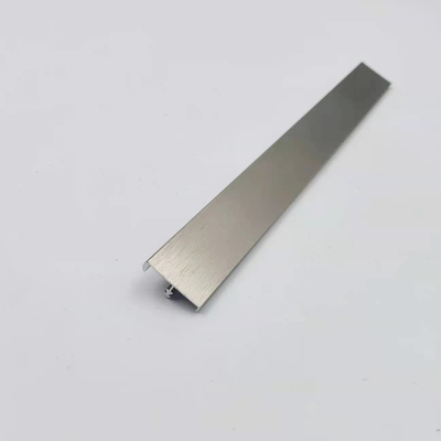 18.6mm شكل T مقذوف الألومنيوم تقليم الزخرفية الملامح الزخرفية
