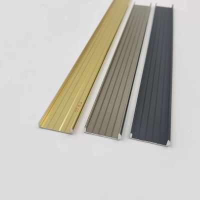 16.3mm U Shape 6063 T5 ألومنيوم تريم بروفيلز زخرفيّ قرميد شحذ