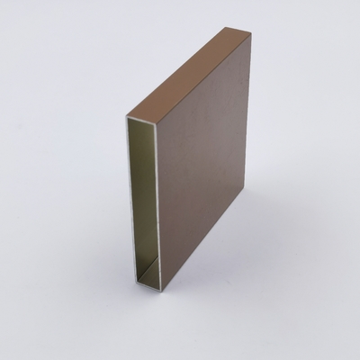 0.5mm سمك T5 الألومنيوم ملامح المطبخ مسحوق المغلفة