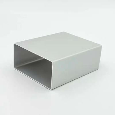 سعر جيد 0.9mm Alu Extrusions Profile 40X80 أنبوب فضي غير لامع بأكسيد الألومنيوم الشخصي متصل