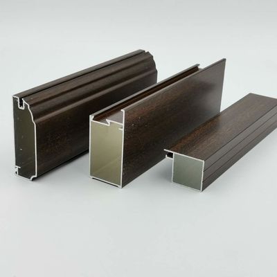 سعر جيد إسرائيل 6063 T5 مخصص الألومنيوم باب مجلس الوزراء الملامح 1.2 مم مسحوق سميكة المغلفة متصل